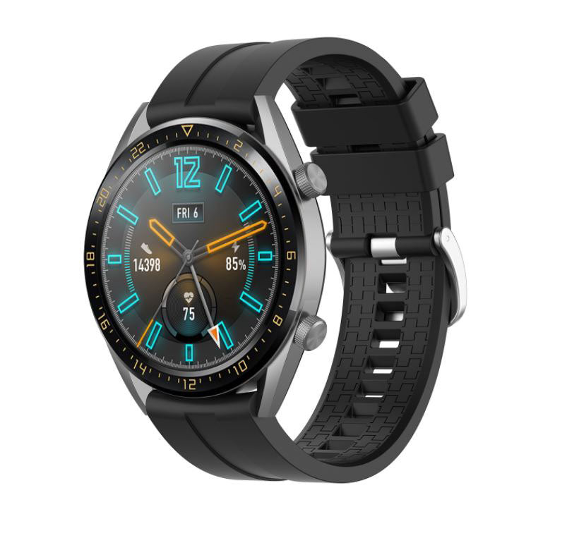 Silicone Strap One Size Galaxy Watch 3 45mm in black