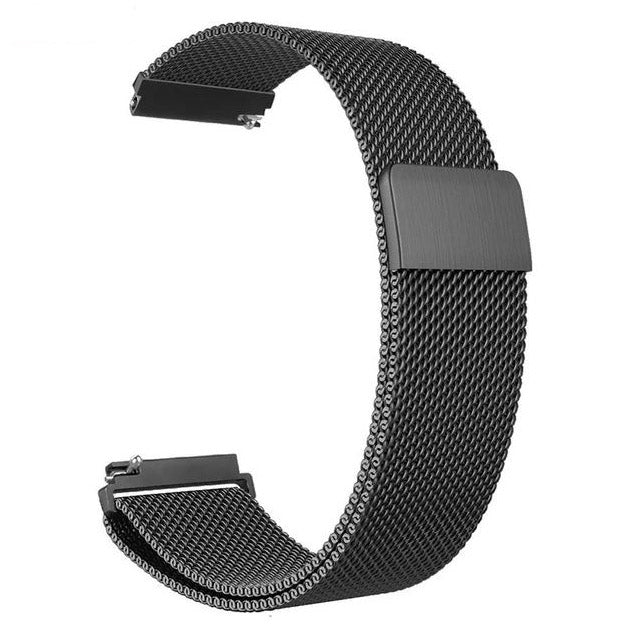 Stainless Steel Strap Milanese Sense 2 in black