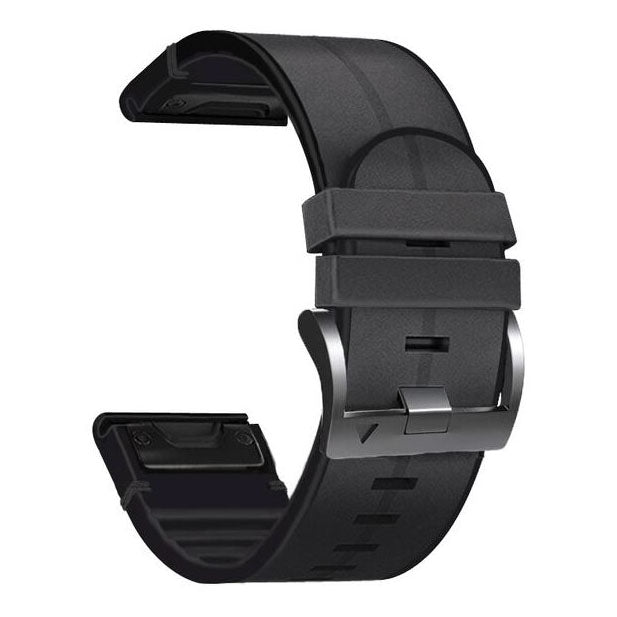 Garmin Fenix 7X Strap Silicone Leather One Size Buckle