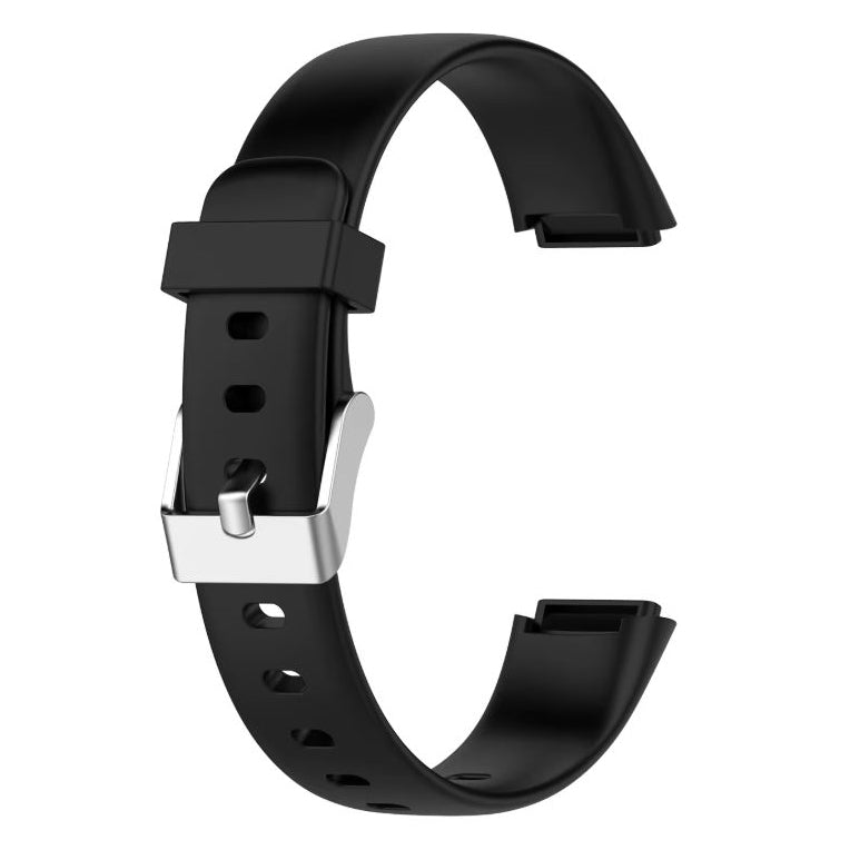 black Fitbit Luxe Silicone Strap