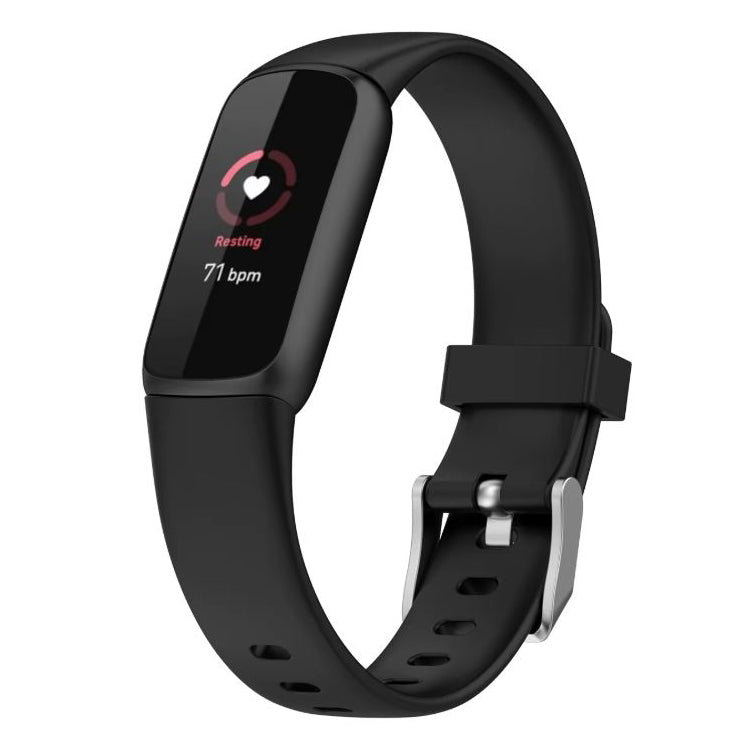 black Fitbit Luxe Strap Silicone