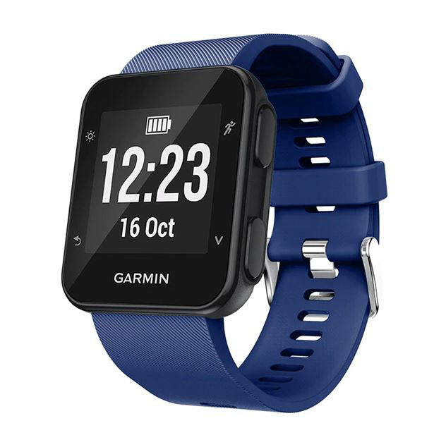 Bracelet For Garmin Forerunner 35 Plain in blue