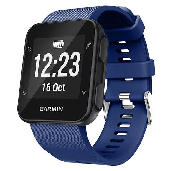 blue classic silicone strap garmin forerunner 30

