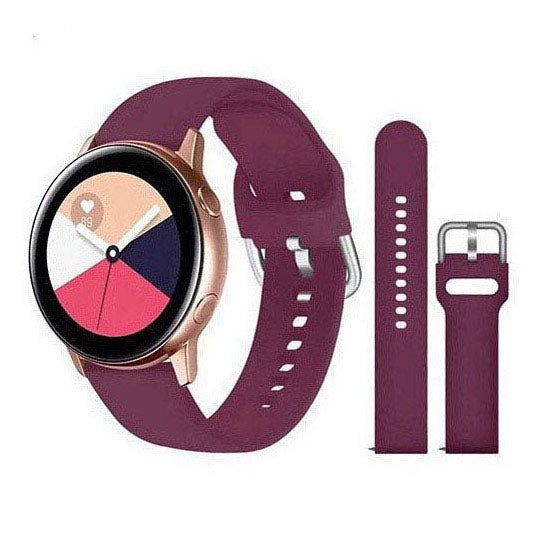 Watchband For TicWatch E3 22mm in burgundy