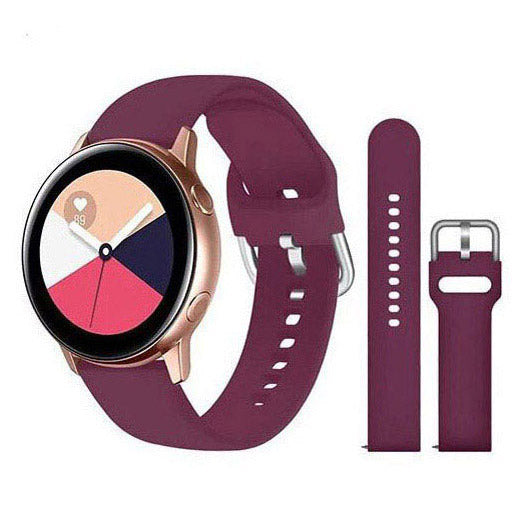 Silicone Strap Classic Galaxy Active Iin burgundy