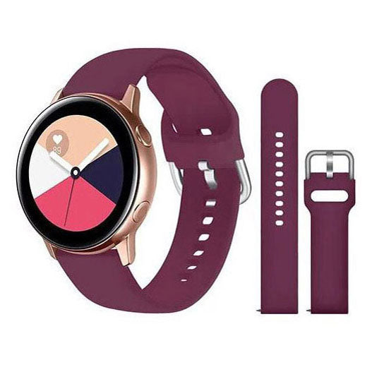burgundy classic silicone band for garmin approach s42
