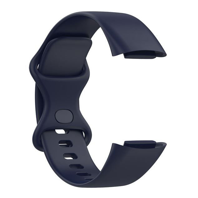 Fitbit Charge 5 Strap Silicone Large Small in dark blue