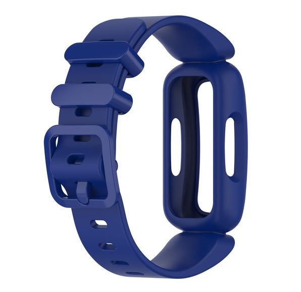 Plain Fitbit Inspire 2 Strap in Silicone in dark blue