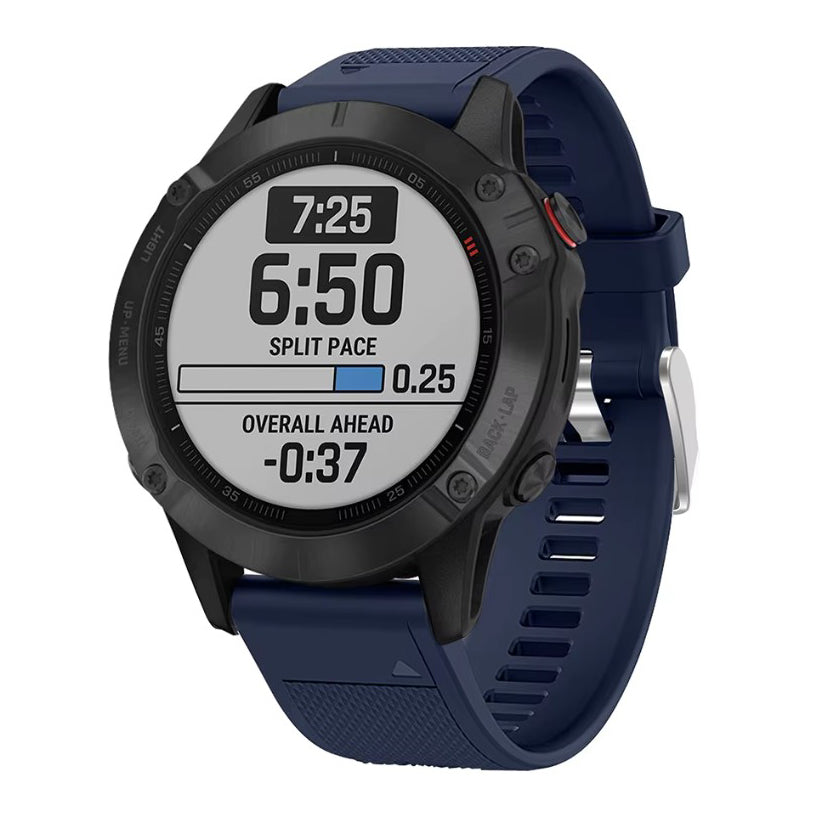 dark blue Garmin Quatix 6 Silicone Band