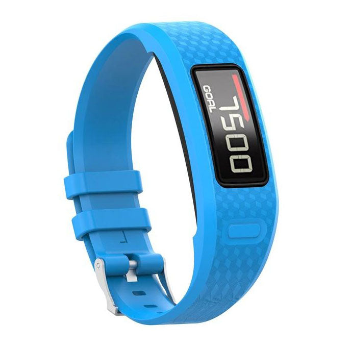 Large Small Strap Vivofit 2 Silicone Buckle in dark blue