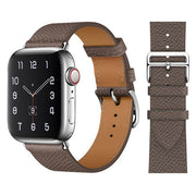 dark brown apple-watch-series-7-leather-strap-classic-look
