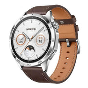 dark brown garmin forerunner 55 leather strap classic fit
