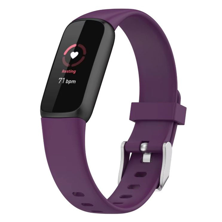 dark purple Strap For Fitbit Luxe Silicone 