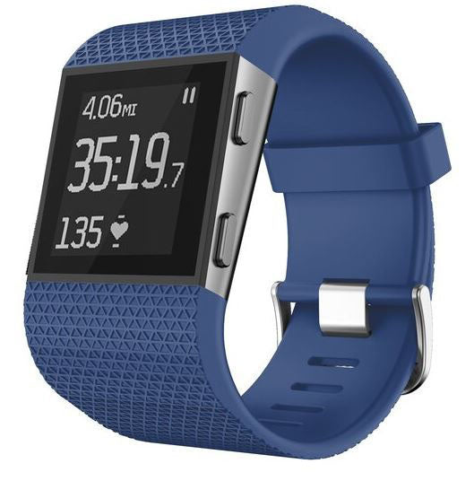 Fitbit Surge Strap Ireland Buckle Silicone in deep blue