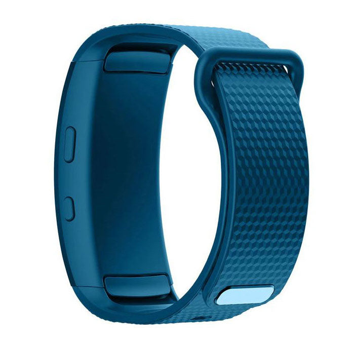 Bracelet For Samsung Gear Fit 2 Textured in deep blue