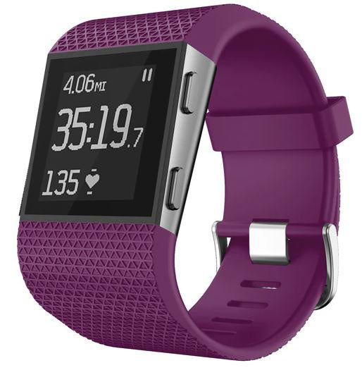 Fitbit Surge Strap Ireland Buckle Silicone in deep purple