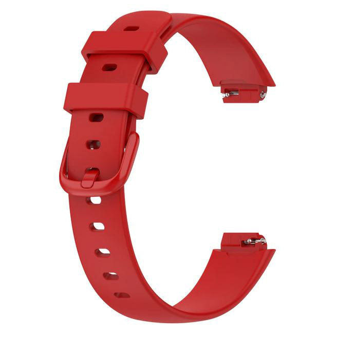 Plain Fitbit Inspire 3 Wristband in Silicone in red