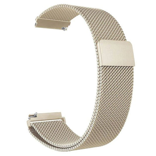 Fitbit versa 4 strap stainless steel in vintage gold