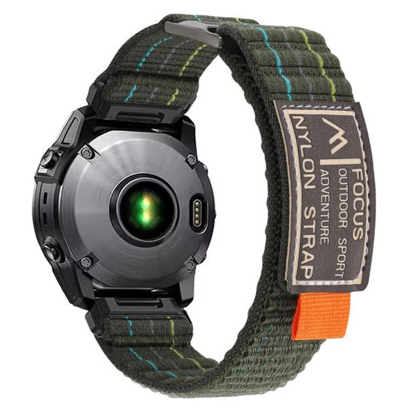 Garmin Epix Pro Gen 2 (51mm) Woven Nylon Band in field green