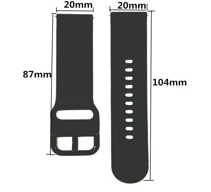 closeup of silicone garmin approach s42 strap
