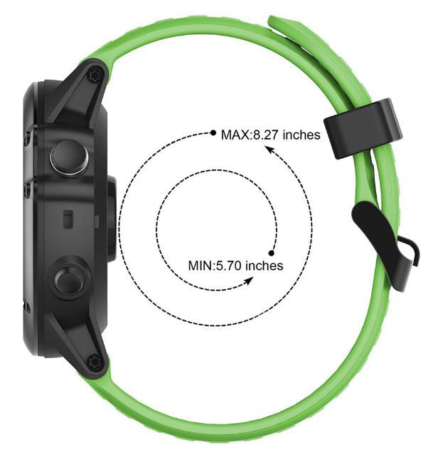 Garmin Fenix 6X Strap Silicone One Size Buckle