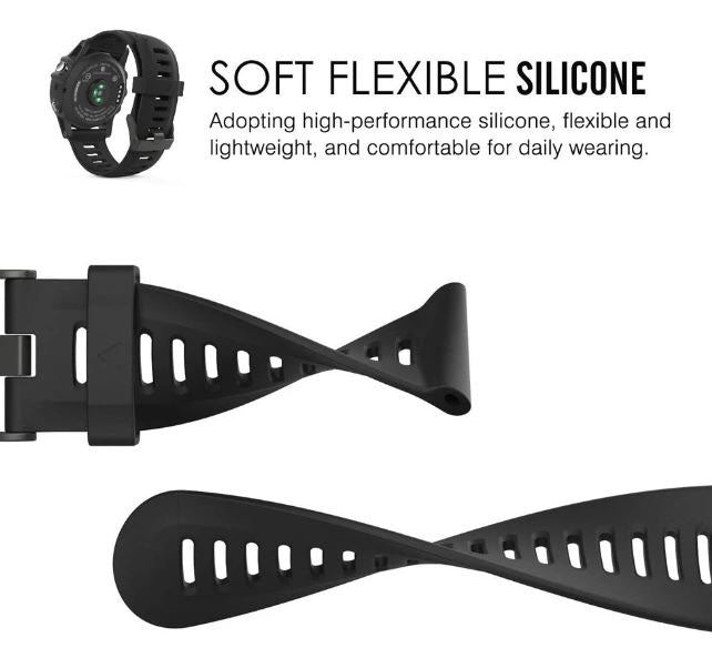 One Size Strap Silicone Fenix 6X Buckle