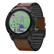 Strap For Garmin Fenix 8 Silicone Leather