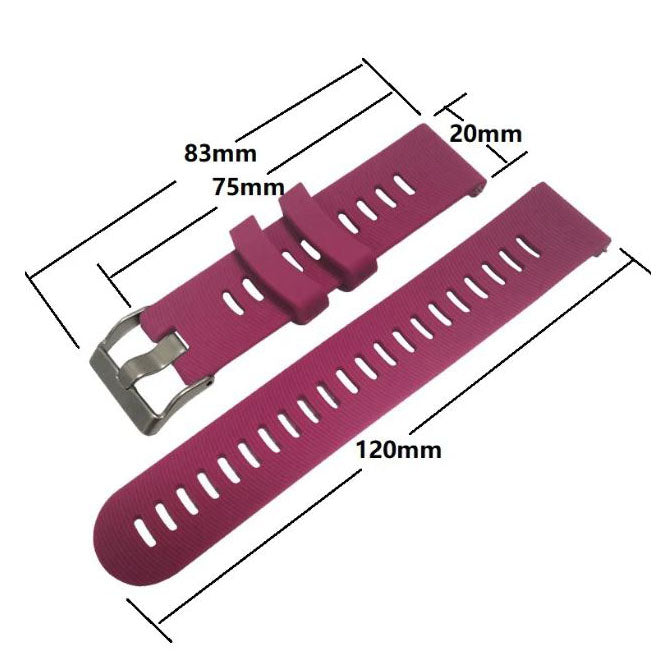 One Size Strap Silicone Forerunner 55 Buckle