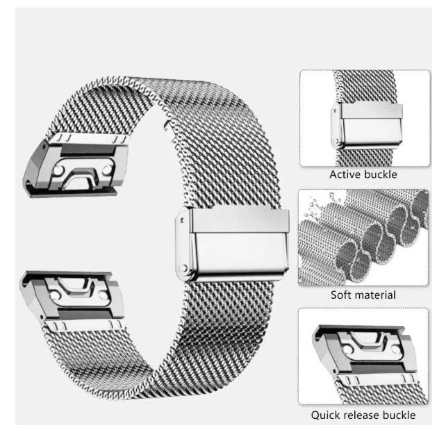 Milanese Garmin Forerunner 955 Strap