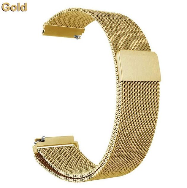 Strap For Fitbit Versa 3 Milanese in Gold