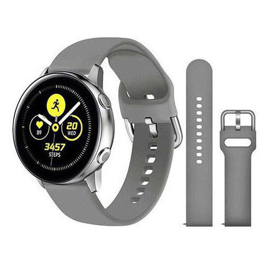 Plain Amazfit GTS 2 Strap in Silicone in grey