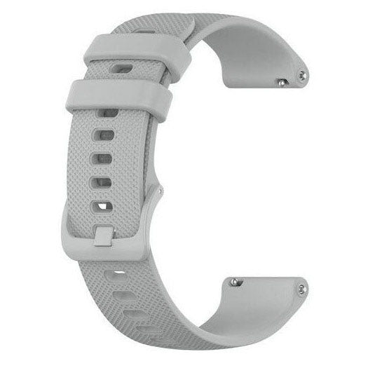 grey side profile of forerunner 265s silicone strap
