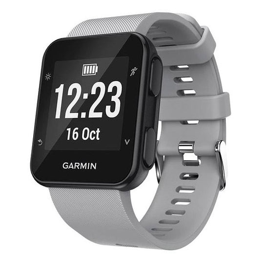 grey plain style garmin forerunner 30 strap

