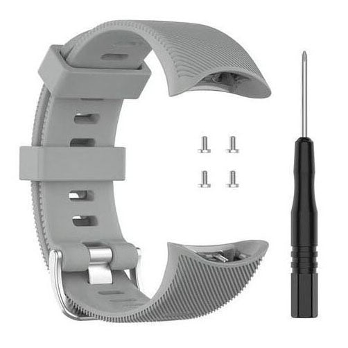 grey closeup garmin forerunner 45 plus silicone
