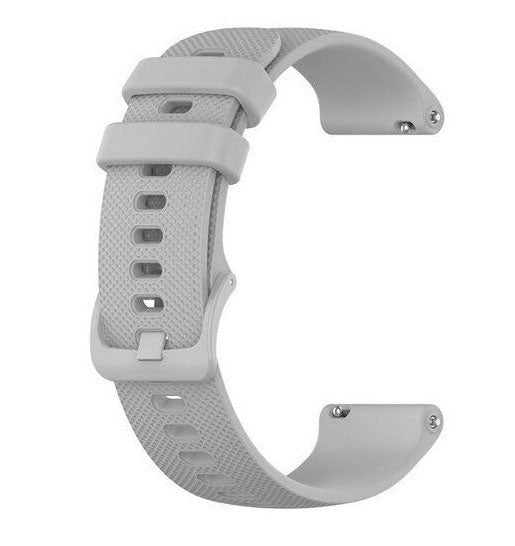 Garmin Vivoactive 4 Strap Silicone One Size Buckle in grey