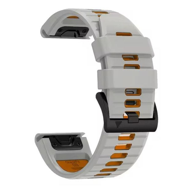 fenix 6 pro strap in grey orange