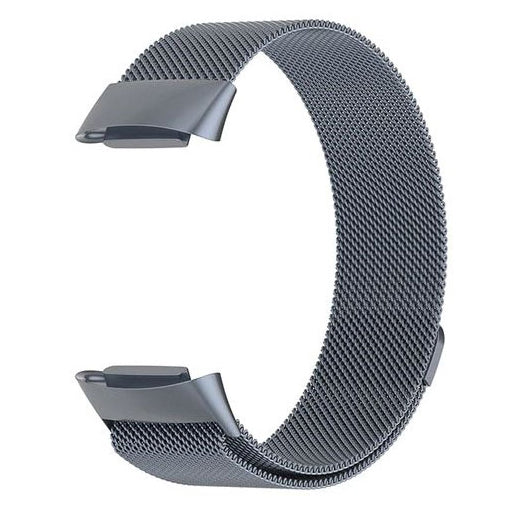 Fitbit Charge 6 Steel Strap in grey