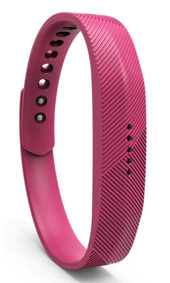 Fitbit Flex 2 Strap Plain Style in hot pink