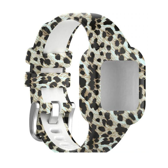 Pattern Garmin Vivofit Jr 2 Strap in Silicone in leopard