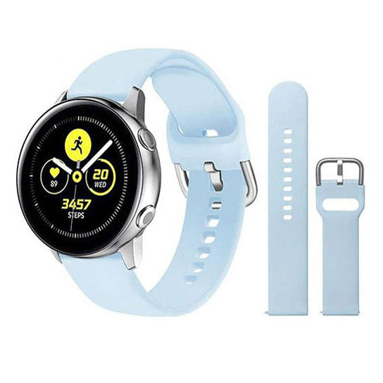 light blue comfortable fit garmin approach s42 silicone band
