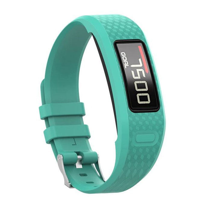 Textured Garmin Vivofit 2 Strap in Silicone in light green