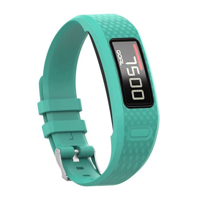 Large Small Strap Silicone Vivofit 2 Buckle in light green