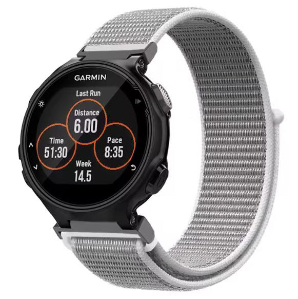light grey lightweight garmin forerunner 220 nylon strap
