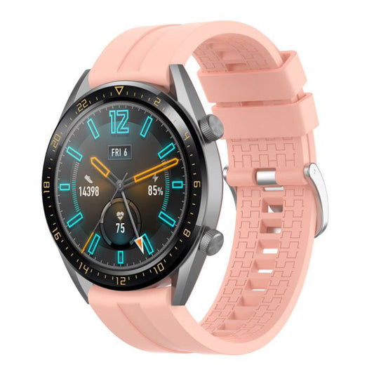 Plain Samsung Galaxy Watch 3 45mm Strap in Silicone in light pink
