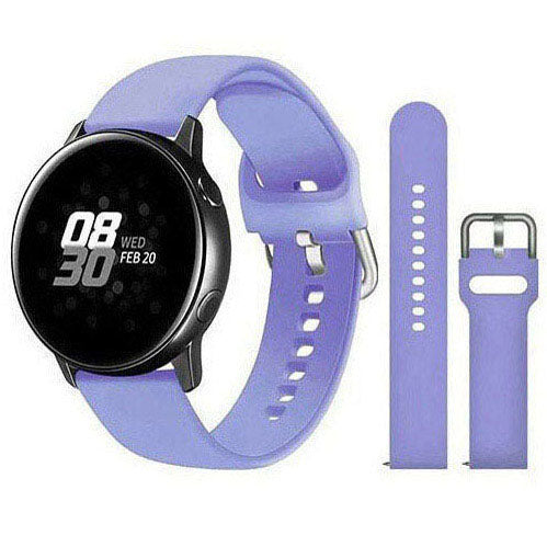 Plain Garmin Vivoactive 3 Watchband in Silicone in light purple