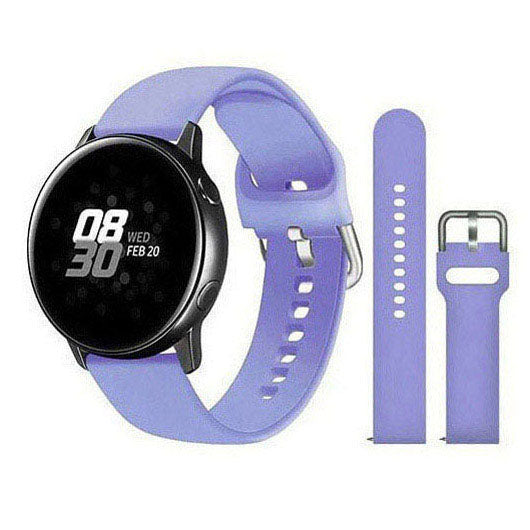 Classic Polar Pacer Wristband in Silicone in light purple