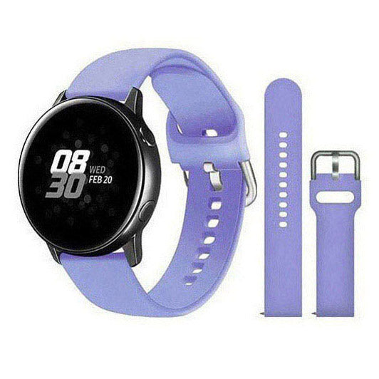 Plain TicWatch GTH Watchband in Silicone in light purple