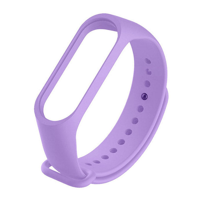 Plain Xiaomi Mi Band 7 Strap in Silicone in light purple