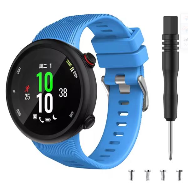 Garmin Forerunner 45S Strap Replacement | Silicone | 7 Colours