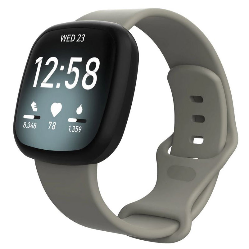 Silicone Strap Plain Versa 4 in grey